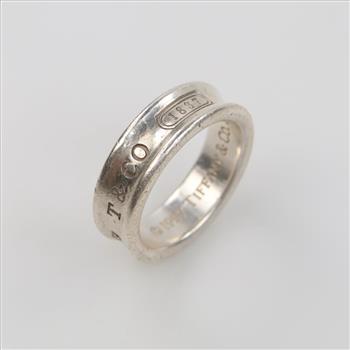 Tiffany & Co 1837 Silver Band