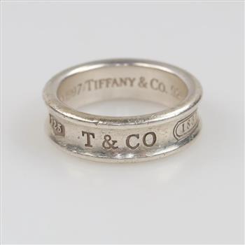 Tiffany & Co 1837 Silver Band