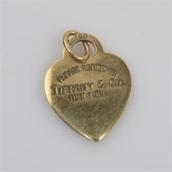 Tiffany & Co. 18kt Gold Return To Tiffany Heart Tag Pendant
