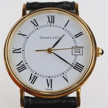 Tiffany & Co. Dress Waldan Creation 14kt Gold Watch-Evaluated By Our Certified Gemologist-AGS/GIA