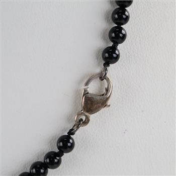Tiffany & Co Heart Knock Black Onyx Chain