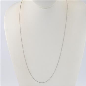 Tiffany & Co. Platinum Cable Chain Necklace