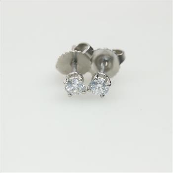 Tiffany & Co. Platinum Diamond Earrings