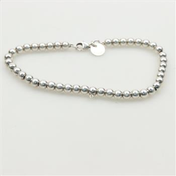 Tiffany & Co. Return To Tiffany Bead Sterling Silver Bracelet