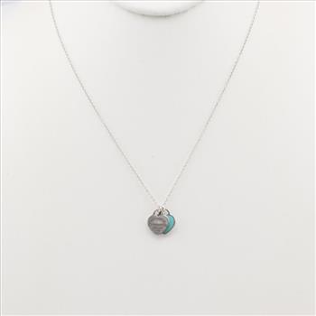 Tiffany & Co. Return To Tiffany Heart Pendant Silver Necklace