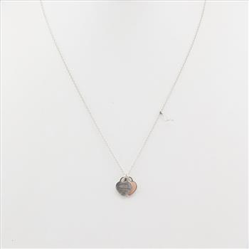 Tiffany & Co. Return To Tiffany Heart Pendant Silver Necklace