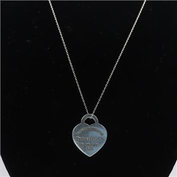 Tiffany & Co. Return To Tiffany Heart Tag Sterling Silver Necklace