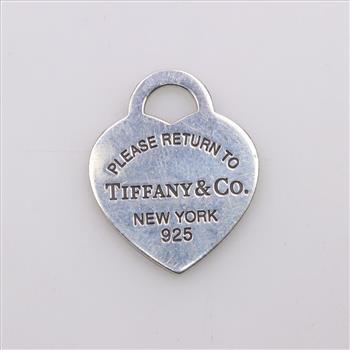Tiffany & Co Silver Heart Tag Pendant