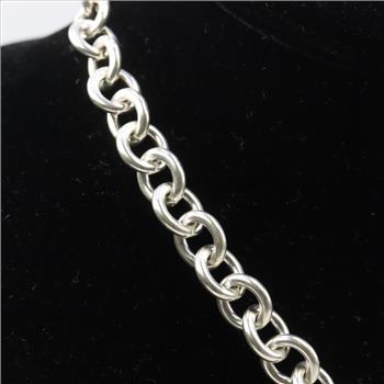 Tiffany & Co Silver Heart Tag Toggle Necklace