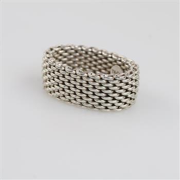 Tiffany & Co Silver Somerset Mesh Band