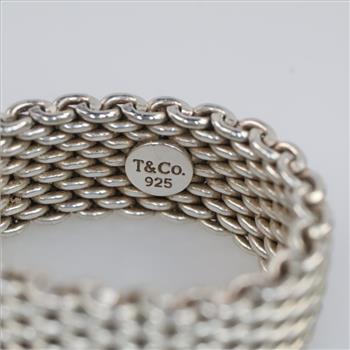 Tiffany & Co Silver Somerset Mesh Band