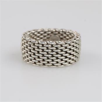 Tiffany & Co Silver Somerset Mesh Band