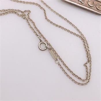 Tiffany & Co. Sterling Silver Bar Pendant Necklace