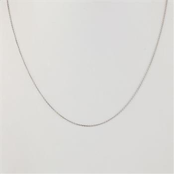 Tiffany & Co. Sterling Silver Cable Chain Necklace