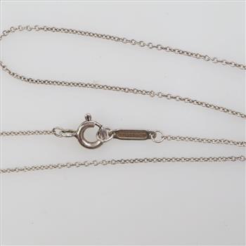 Tiffany & Co. Sterling Silver Cable Chain Necklace