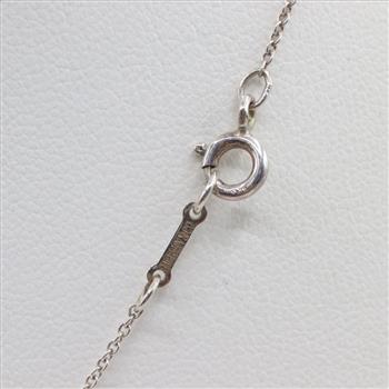 Tiffany & Co. Sterling Silver Elsa Peretti Bean Necklace
