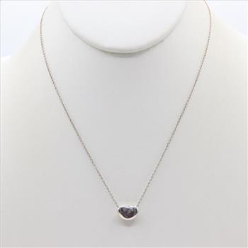 Tiffany & Co. Sterling Silver Elsa Peretti Bean Necklace