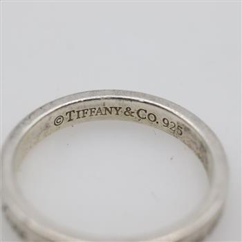 Tiffany & Co. Sterling Silver I Love You Band