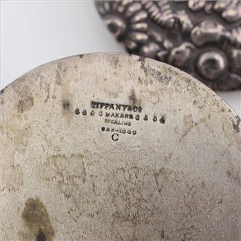 Tiffany & Co Sterling Silver Repousse Box