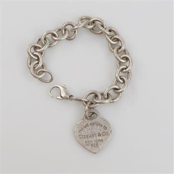 Tiffany & Co. Sterling Silver Return To Tiffany Heart Tag Bracelet