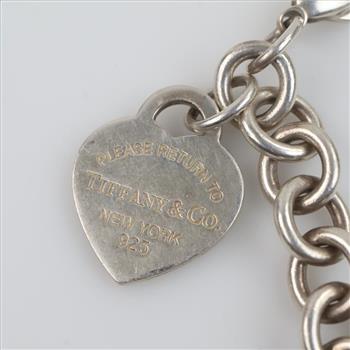 Tiffany & Co. Sterling Silver Return To Tiffany Heart Tag Bracelet