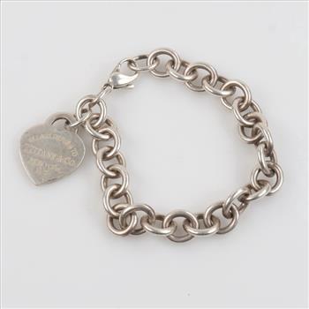 Tiffany & Co. Sterling Silver Return To Tiffany Heart Tag Bracelet