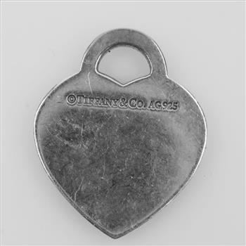 Tiffany & Co. Sterling Silver Return To Tiffany Heart Tag Pendant