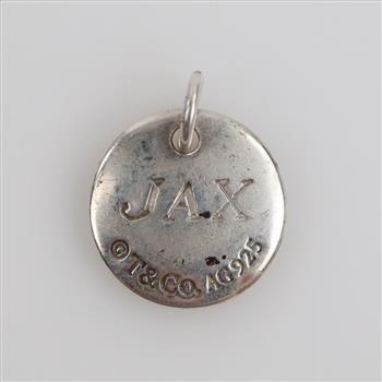 Tiffany & Co. Sterling Silver Tiffany Notes Letter J Pendant
