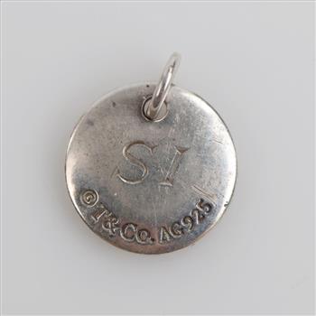 Tiffany & Co. Sterling Silver Tiffany Notes Letter S Pendant
