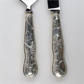 Tiffany & Co. Sterling Silver Vine By Tiffany Retired Design Cheese Serving Set