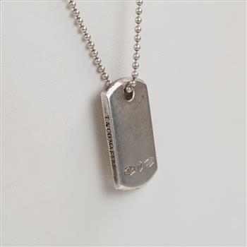 Tiffany & Co. Tiffany 1837 Makers I.D. Tag Pendant In Sterling Silver