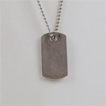 Tiffany & Co. Tiffany 1837 Makers I.D. Tag Pendant In Sterling Silver