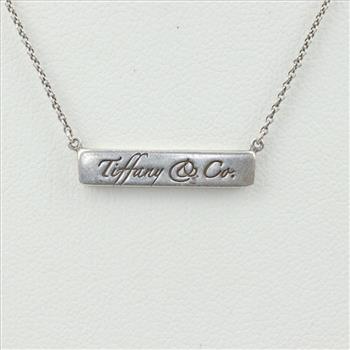 Tiffany & Co. Tiffany Notes Bar Silver Necklace