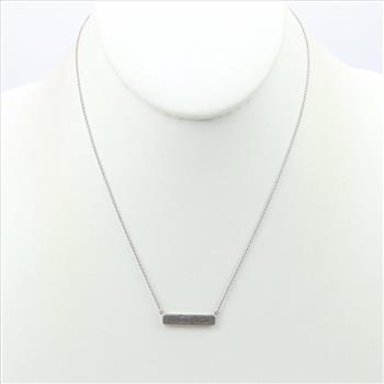 Tiffany & Co. Tiffany Notes Bar Silver Necklace
