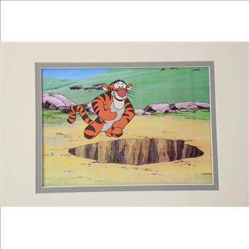 TIGGER, Original Hand Painted, Production Cel From A Walt Disney Cartoon