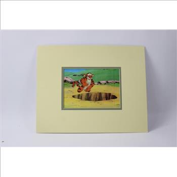 TIGGER, Original Hand Painted, Production Cel From A Walt Disney Cartoon