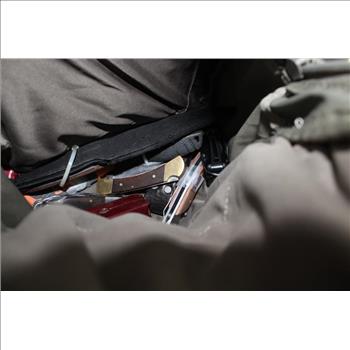 Timber Hawk Backpack With Assorted Pocket Knives, 10+ Pieces