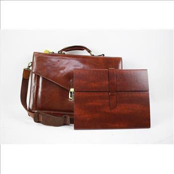 Time Resistance, The Magnus, Mens Briefcase & Leather Notebook Case