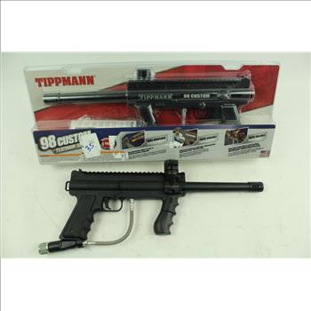 Tippmann 98 Custom Paint Ball Guns, Tanks And More, 6 Pieces