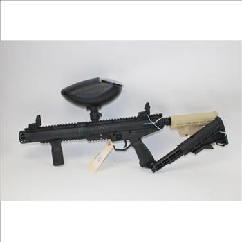 Tippmann Paintball Marker With Empire Canister And Extra Stock