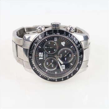 Tissot Chronograph Watch - Evaluated By Our Certified Gemologist-AGS/GIA
