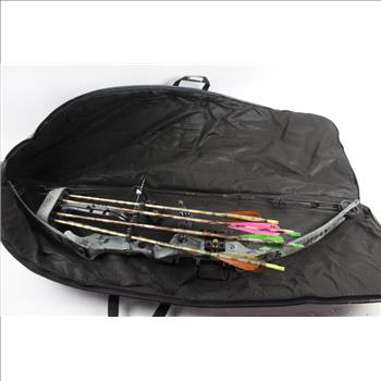 Titan Compound Bow With Case And Arrows