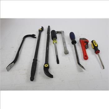 Titan Indexable Pry Bar, Kobalt Flathead Screwdriver, Wire Cutters, Topeak Allen Wrench Tool And More, 3+ Pieces