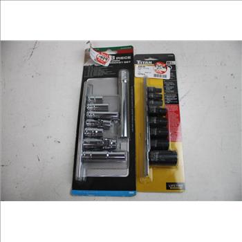 Titan, Power Torque Socket Sets, 3 Pieces