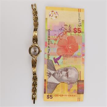 Titan Watch & Foreign Currency , 2 Pieces