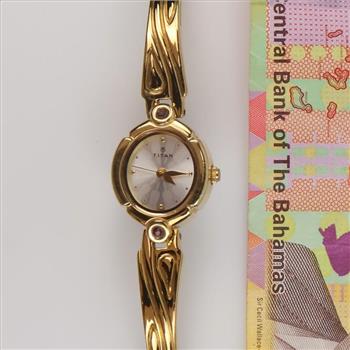 Titan Watch & Foreign Currency , 2 Pieces