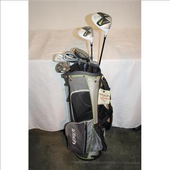 TiTech Bag With Clubs, 10 Pieces