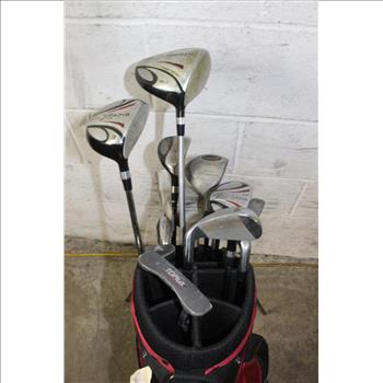 TiTech Bag With Clubs, 11 Pieces