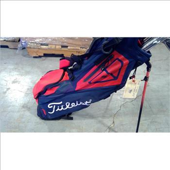 Titleist Bag With Clubs,  10+ Pieces