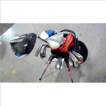 Titleist Bag With Clubs,  10+ Pieces